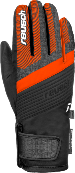 Reusch Duke R-TEX® XT Junior 6261212 7677 black orange grey front